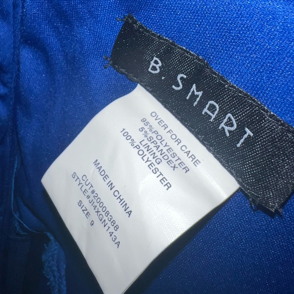 B. Smart Dark Blue Strapped Sleeveless dress size 9 - Picture 12 of 15